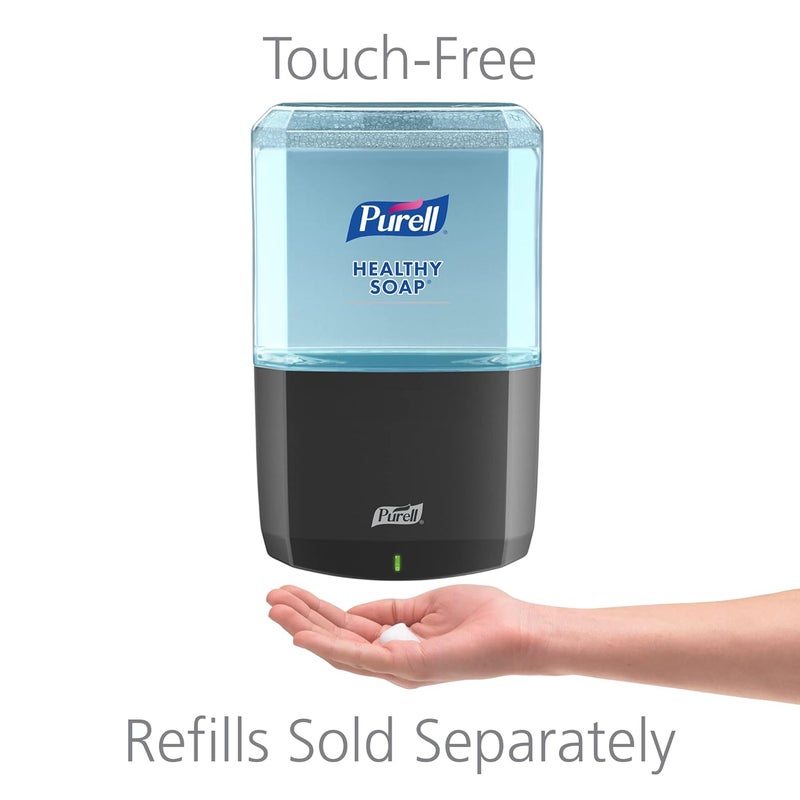 Purell موزع صابون يدوي تلقائي مثبت على الحائط ES6، رمادي، متوافق مع عبوات صابون HEALTHY بسعة 1200 مل (عبوة من 1) - 6434-01 - من تصنيع GOJO، Inc. - Image 2